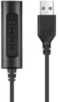 Sandberg Adaptor audio USB pentru casti 3.5mm Sandberg 134-17, 1.5m, negru (ADAPT-USB/3.5MM-13417-SNG)