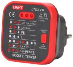 UNI-T Tester priza EU, UT07B UNI-T (SOCKTEST-UT07B-UNIT)