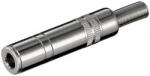 Goobay Conector jack stereo 6.35mm, mama metal (JC-112-GBAY)