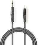 Nedis Cablu audio stereo 6.35mm tata - 3.5mm tata 3m gri Nedis (COTH23205GY30)