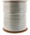 Well Cablu coaxial RG6, fire otel cuprat, triplu ecranat, 64X0.12mm AL+Folie Al, 305m/rola (RG6-CCS/AL-TRISLD-305-WL)