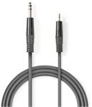 Nedis Cablu audio stereo 6.35mm Tata - 3.5mm Tata 1.5m gri Nedis (COTH23205GY15)