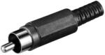 Goobay Mufa RCA tata negru, Goobay (CC-006B-GBAY)
