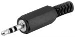 Goobay Conector jack 2.5 mm stereo cu protectie cablu, plastic, set 10 bucati, Goobay (JC-024-GBAY)