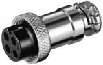 Goobay Mufa XLR 4 pini mama cu surub (XLR-4F/S)