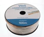 Well Cablu difuzor transparent 2X0.75mmp, 100m, Well (LSP-CCA0.75TT-100-WL)