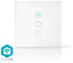 Nedis Intrerupator de perete Smart WiFi pentru perdele/obloane electrice , Nedis (WIFIWC10WT)