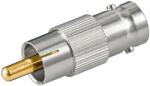 Goobay Adaptor BNC mama > RCA tata, contacte aurite (BNC-201-GBAY)