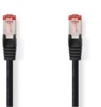 Nedis Cablu de retea S/FTP Nedis, cat6, patch cord, 2m, negru (CCGP85221BK20)