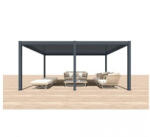 Iris MP-106GR bioklimatikus, elektromos mozgatású, LED világítású, antracit 6x4 m pergola (94028-15351146)