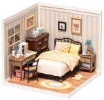 Rolife Puzzle 3D, Minicasuta DIY Dormitor vintage, plastic, Rolife, 95 piese
