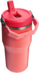 STANLEY Sticla Termos cu pai pliabil "The IceFlow" Stanley, 0.6l, Hot Coral ST10-12044-050