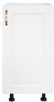 Spectral Mobila Corp inferior cu 1 usa Zebra, Alb/MDF Alb Lucios, fara blat, 40 x 82 x 50 cm