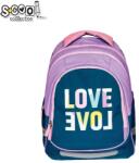 S-Cool Ученическа анатомична раница scool light love