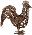 Clayre & Eef Figurina Gaina ratan maro 34x15x39 cm (65965)