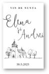 Personal Etichetă sticlă - Sketch Selectați cantitatea: 30 buc - 60 buc