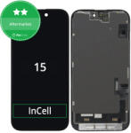 Apple Ecran In-Cell HD+ pentru iPhone 15, Sticlă tactilă cu ramă