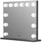 Humanas Oglinzi cosmetice Oglinda de machiaj Humanas HS-HM02 cu iluminare LED, 55 x 45 cm - neagra (HS2857 - biale) - vexio