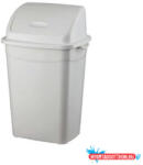  Szemetes kuka billenő fedéllel műanyag 4 literes törtfehér UP114 (62182)