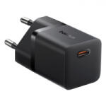 Baseus GaN5 Mini USB-C hálózati töltő 25W fekete (P10110909113-00) (P10110909113-00)