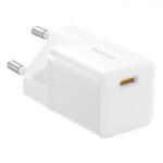 Baseus GaN5 Mini USB-C hálózati töltő 25W fehér (P10110909213-00) (P10110909213-00)