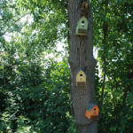 Esschert Design Felakasztható madárház, 20 cm, A