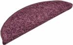 vidaXL 30 db sötétlila lépcsőszőnyeg 56x17x3 cm 3365811 (3365811)