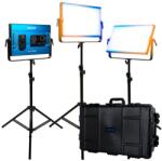 Dracast Kit Iluminare LED 2800K - 8000K Dracast X Series LED2000 Bi-Color 3 Light Kit with Injection Molded Travel Case