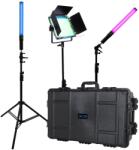 Dracast Kit Iluminare Dracast (1x DRX500RGB + 2x DRXLT400) X Series Bi-Color cu Valiza Rigida