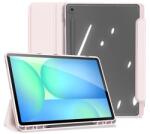 Dux Ducis Samsung Tab S10 Fe Plus Wifi Dux Ducis Toby Tok Álló, Bőr Hatású Aktív Flip, Ceruza Tartó, Rózsaszín