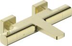 Armatura Malaga Brushed Light Gold kád és zuhany csaptelep fali z termosztáttal arany 5754-010-31 (575401031)