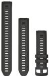 Garmin óraszíj extra hosszú kiegészítő pánttal (Instinct 2S) szilikon, 20mm grafitszínű (010-13104-00) (010-13104-00) (010-13104-00)