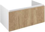 SAPHO Sapho, LOREA mosogató szekrény 90x44x51, 2 cm, 1x fiók, alabama tölgy/matt fehér, LE090-2231 (LE090-2231)