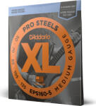  Daddario EPS160-5 5-String ProSteels Bass Guitar Strings Medium 50-135 Long Scale - 10% nyitási akció