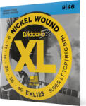  Daddario EXL125 Nickel Wound Electric Guitar Strings Super Light Top/ Regular Bottom 09-46 - 10% nyitási akció