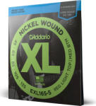  Daddario EXL165 5-String Nickel Wound Bass Guitar Strings Custom Light 45-135 Long Scale - 10% nyitási akció