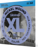  Daddario EXL116 Nickel Wound Electric Guitar Strings Medium Top/Heavy Bottom 11-52