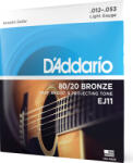  Daddario EJ11 80/20 Bronze Acoustic Guitar Strings Light 12-53 - 10% nyitási akció