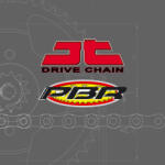 Jt Drive Chain JT/PBR Lánckészlet 525Z3 16/43 Szupererősített - Standard hátsó lánckerék JT DRIVE CHAIN Erőátviteli alkatrész Lánc, lánckerék, láncszett Láncszett