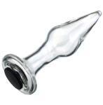 ClearlyHorny Holglass üveg anál plug - 10.5 x 3.6 cm intim kényeztetéshez