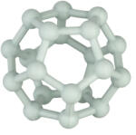 Baby-Nova szilikon rágóka labda 3hó+ (zöld)