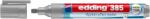 edding Marker flipchart edding Ecoline 385, corp din plastic reciclat, varf pensula flexibil, 1-5 mm, gri argintiu (ED385026)