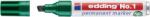 edding Marker permanent edding No. 1, corp metalic, varf tesit, 1-5 mm, verde (ED14)