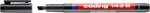 edding Marker permanent edding 143 B, corp plastic, varf tesit, 1-3 mm, negru (ED1431)