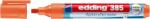edding Marker flipchart edding Ecoline 385, corp din plastic reciclat, varf pensula flexibil, 1-5 mm, portocaliu (ED385)