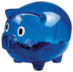 M-Collection Klasszikus műanyag malacpersely, kék (MC5623504)