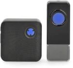 Nedis Sonerie wireless Nedis, volum 110dB, IP55, 1 receptor, negru (DOORB310BK)