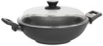 SKK Titán wok 32/11 hőálló fedéllel, indukciós SKK sorozat 7-es sorozat 7 - proficookware - 43 708 Ft