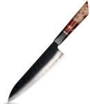  AR-37338 damaszk konyhakés - Gyuto/Piros