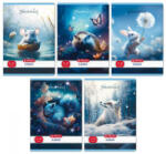 Herlitz tűzött füzet A/5, 32 lap vonalas, Wonderland, többféle (HRL-400200768)